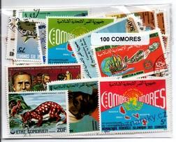 Balíček známek - Comores - 100 ks