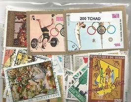 Balíček známek - Čad - 200 ks