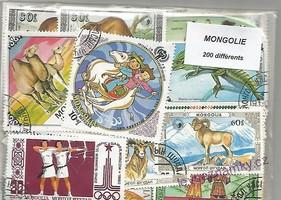 Balíček známek - Mongolia - 200 ks