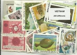 Balíček známek - Vietnam - 200 ks