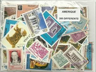 Balíček známek - Amerika - 300 ks