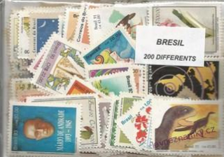 Balíček známek - Brazílie - 200 ks