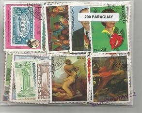 Balíček známek - Paraguay - 200 ks