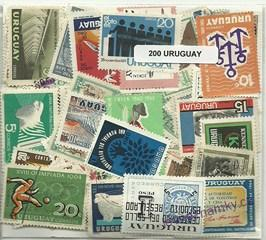Balíček známek - Uruguay - 200 ks