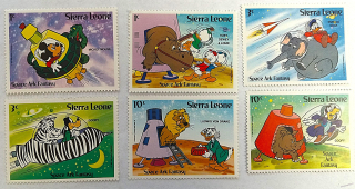 Sestava známek - Sierra Leone - Walt Disney - čisté