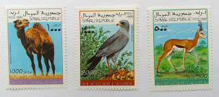 Sestava známek - Somali - fauna - čisté