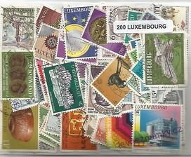 Balíček známek - Lucembursko - 200 ks