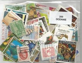 Balíček známek - Oceánie - 200 ks