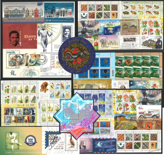 Aršíky známek - Jihoafrická republika 1981 - 2011 - 20 ks - čisté