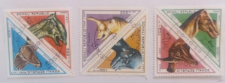 Sestava známek - Somalia - pravěká zvířata
