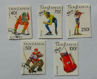 Sestava známek - Tanzania - sport