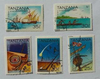 Sestava známek - Tanzania - lodě