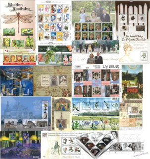 Aršíky známek - Belgie - 1970-2018 - 20 ks - čisté