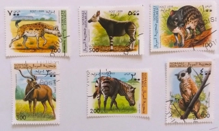 Sestava známek - Somali - divoká fauna