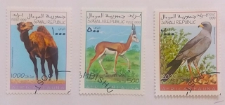 Sestava známek - Somali - divoká fauna