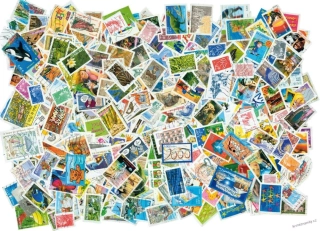 Balíček známek - Francie 2000 - 2009 - 600 ks