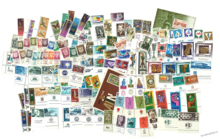 Sbírka známek - Izrael 1960 - 1968 - 241 ks + 4 aršíky - čisté