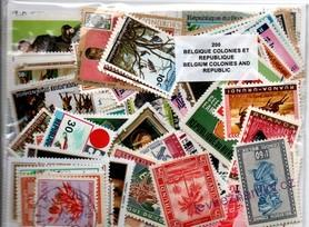 Balíček známek - Bývalé Belgické kolonie - 200 ks