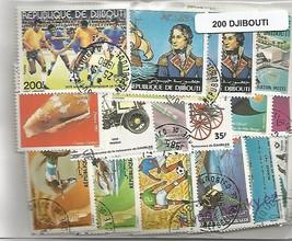 Balíček známek - Djibouti - 200 ks