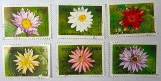 Sestava známek - R. P. Kampuchea - flóra