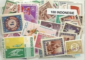 Balíček známek - Indonésie - 100 ks