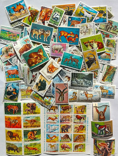 Balíček známek - fauna mix - 200 ks