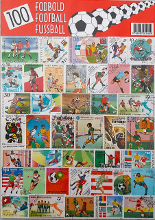 Balíček známek - fotbal - 100 ks