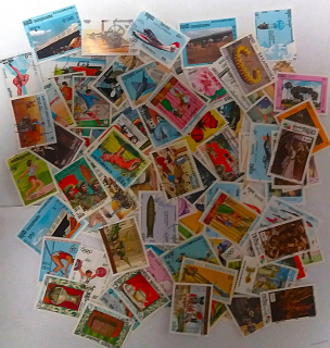 Balíček známek - Cambodga, R.P. Kampuchea - 100ks