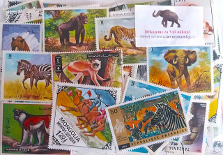 Balíček známek - fauna mix - 235 ks