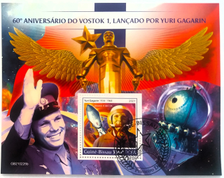 Aršík Guiné-Bissau - kosmos, Gagarin