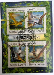 Aršík Sierra Leone - létající dinosauři