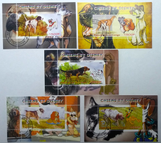 Sada aršíků Congo - psi, Disney
